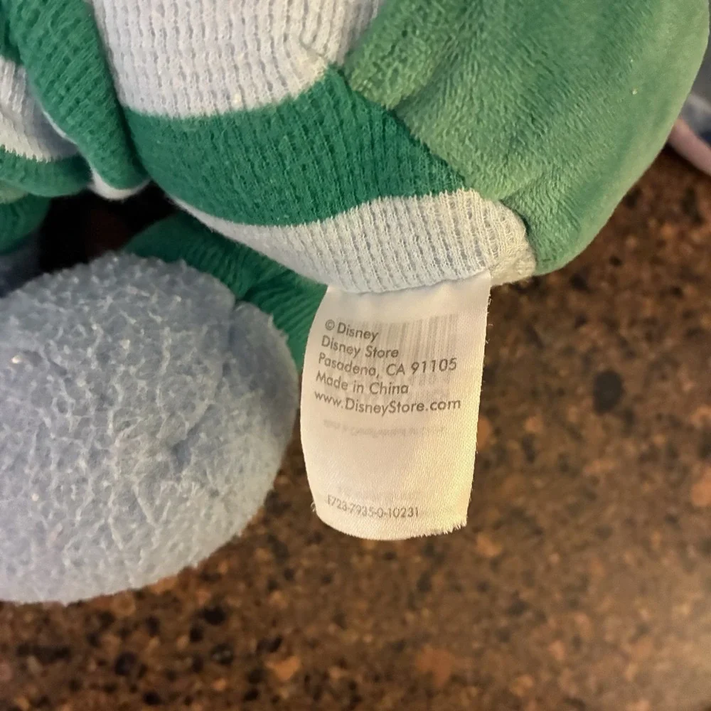 Disney Store Stitch Plush Bedtime Pajamas PJ Feet Lilo & Stitch Stuffed Animal